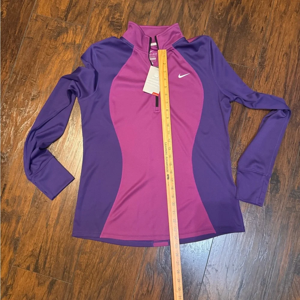 Nike running zip